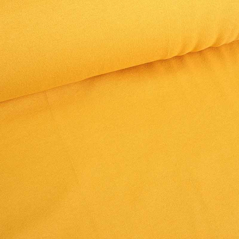 Ribbing fabric ochre yellow