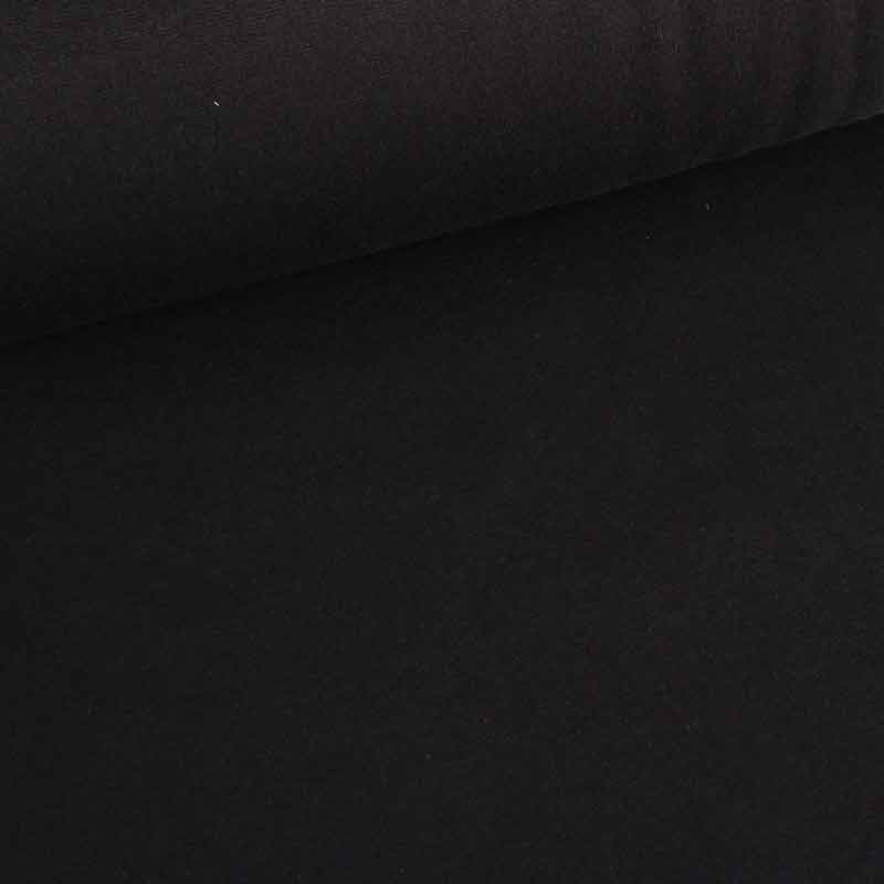 Rib binding fabric black