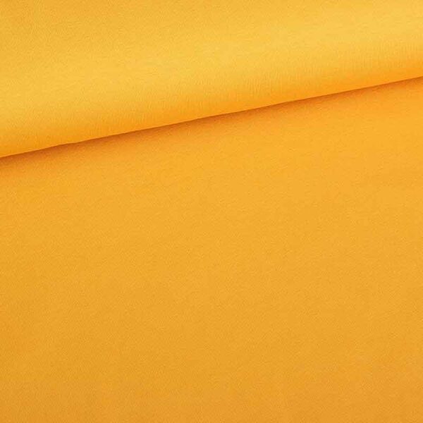 French Terry fabric ochre yellow