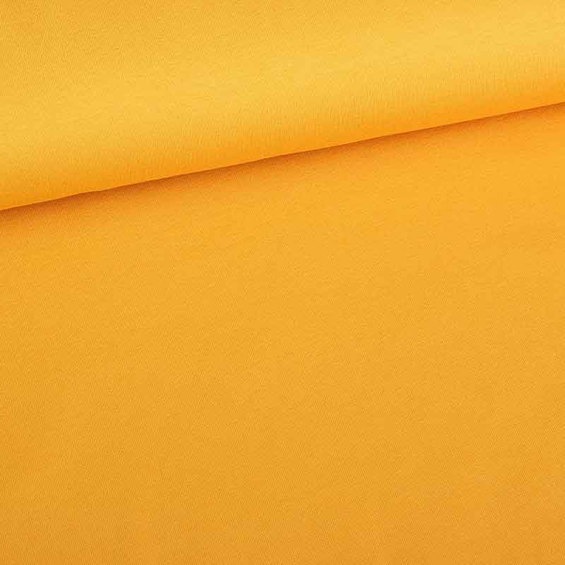 French Terry fabric ochre yellow