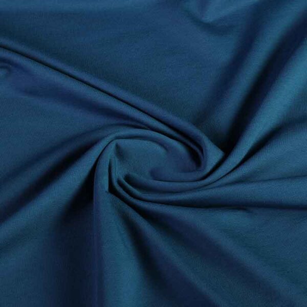 French Terry fabric petrol