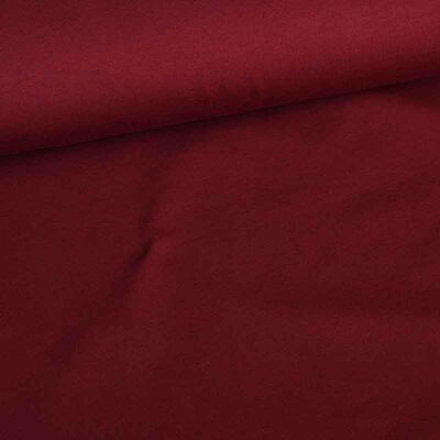 French Terry fabric burgundy