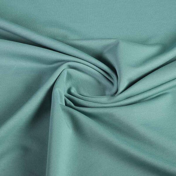 French Terry fabric dark olive green