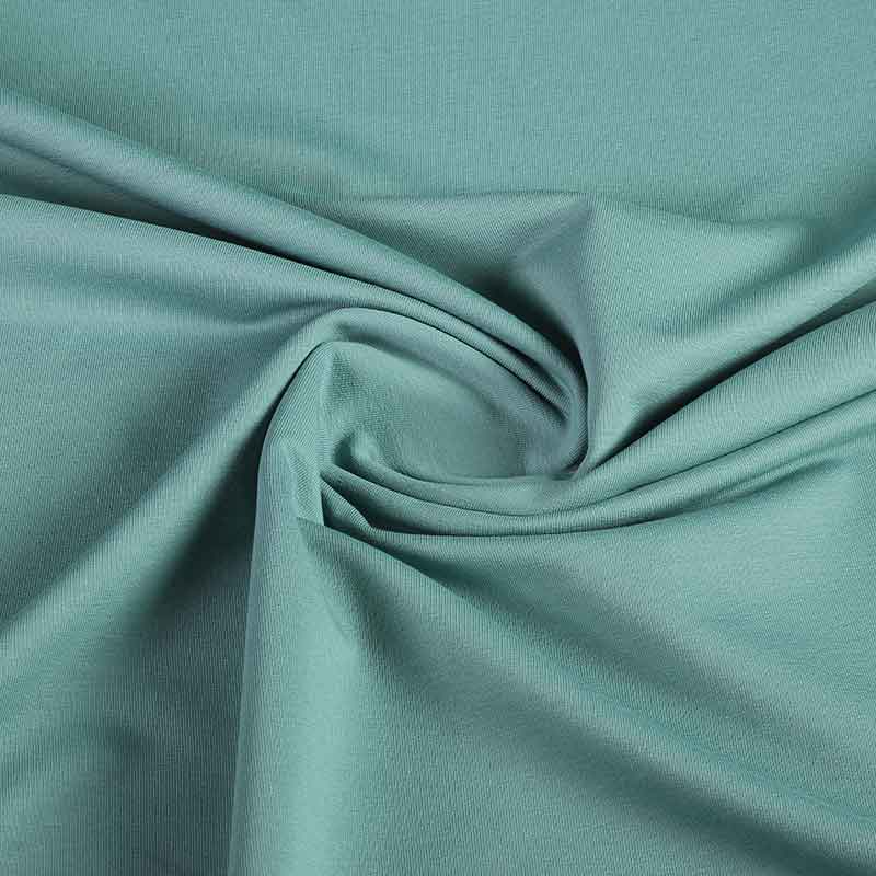 French Terry fabric dark olive green