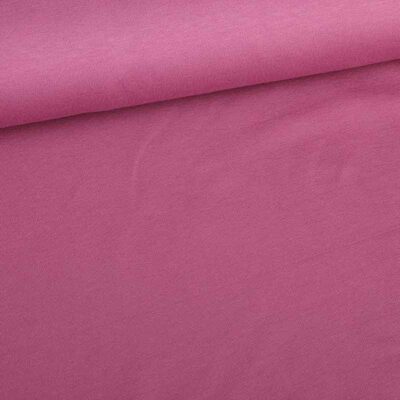 French Terry fabric dark dusty rose
