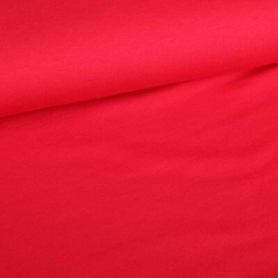 French Terry fabric red
