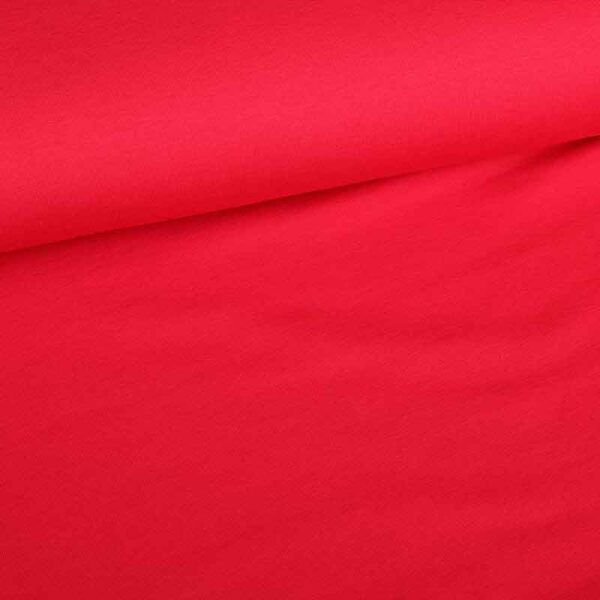 French Terry fabric red