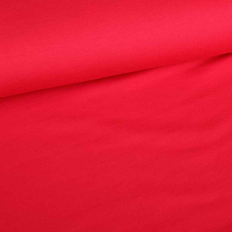 French Terry fabric red