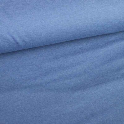 French Terry fabric jeans melange
