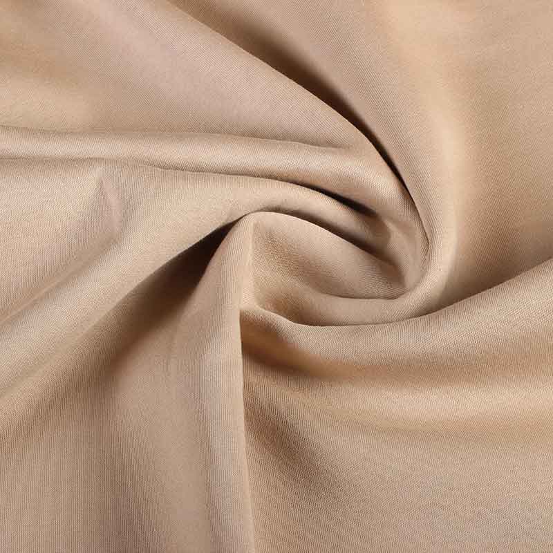 Jogging sweat fabric brushed beige