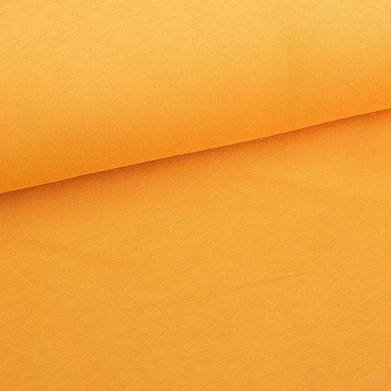 Jogging sweat fabric brushed ochre