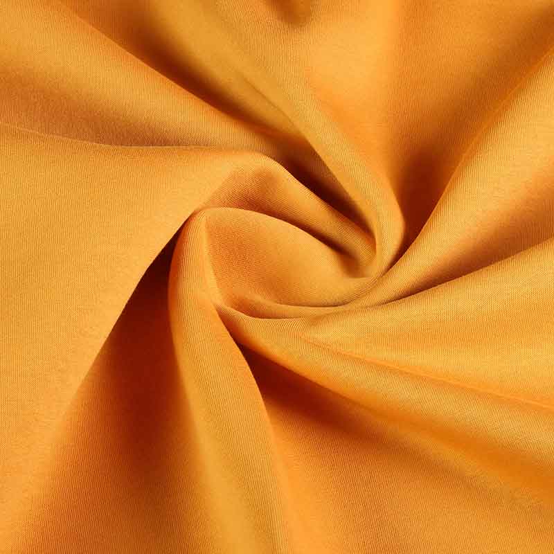 Jogging sweat fabric brushed ochre