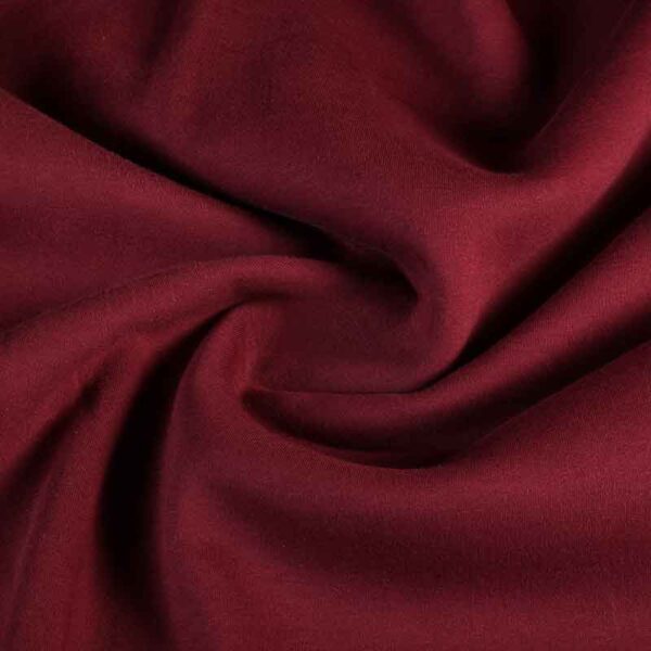 Jogging sweat fabric brushed dark red