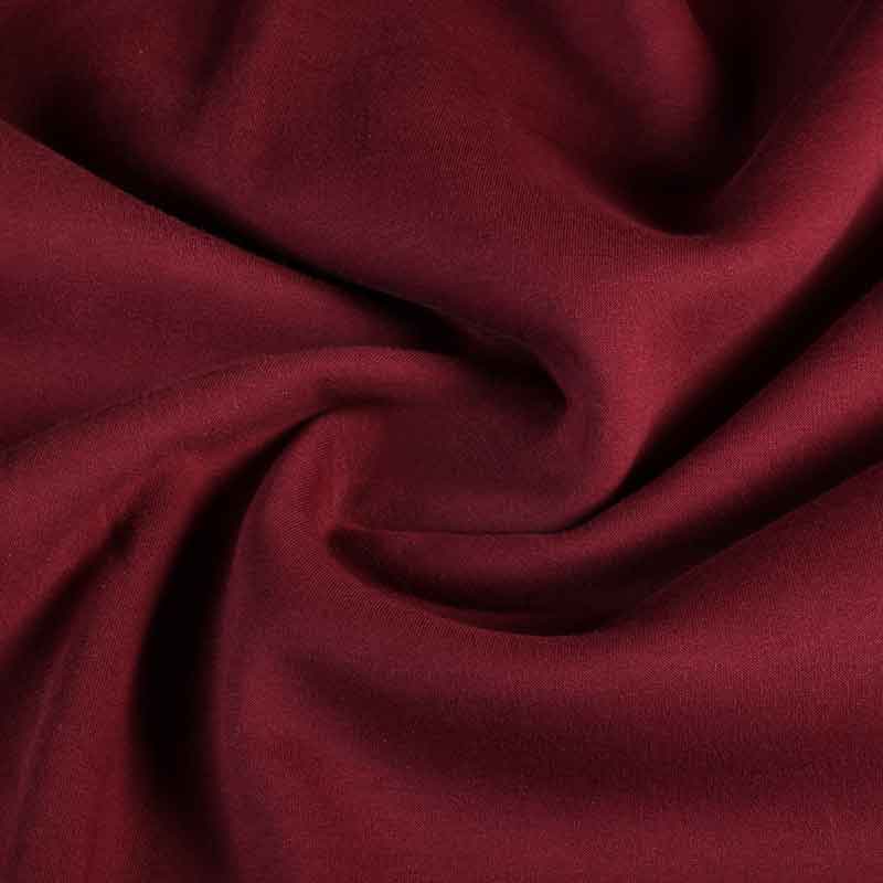 Jogging sweat fabric brushed dark red