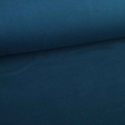 Jogging sweat fabric brushed petrol