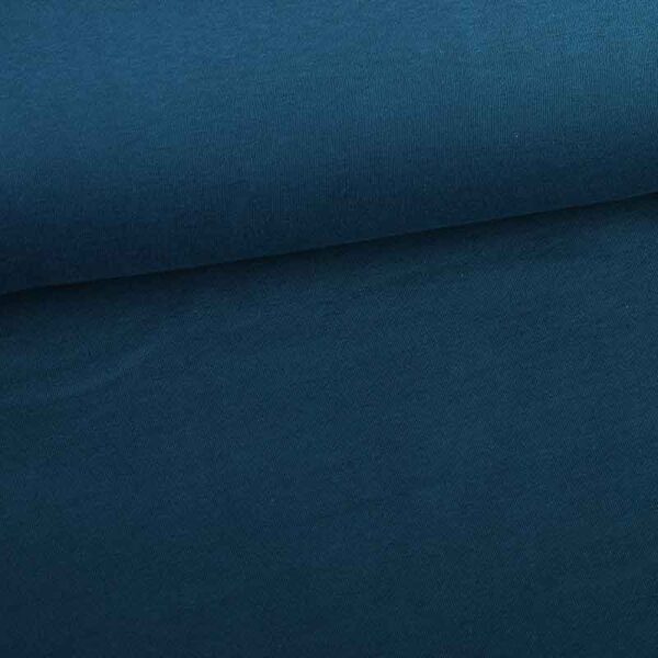 Jogging sweat fabric brushed petrol