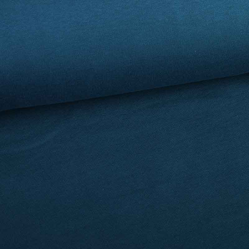 Jogging sweat fabric brushed petrol
