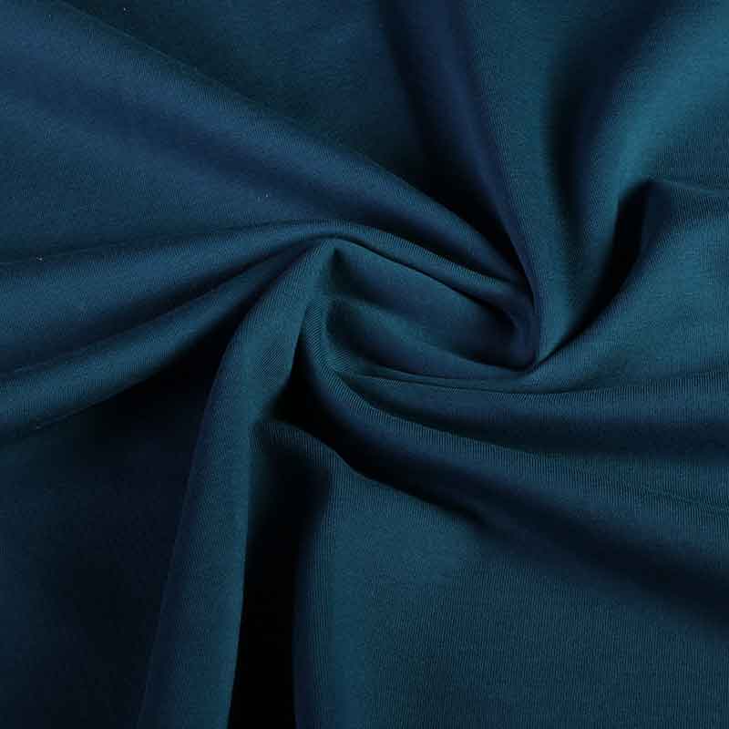 Jogging sweat fabric brushed petrol