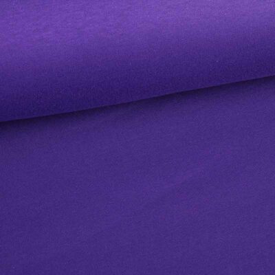 Jogging sweat fabric brushed purple