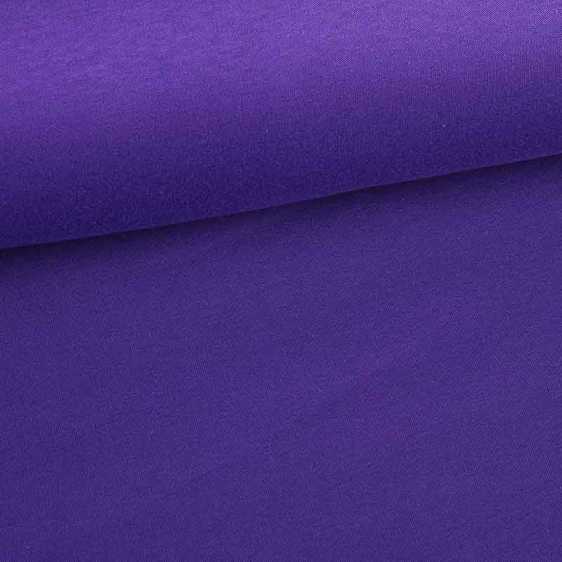 Jogging sweat fabric brushed purple