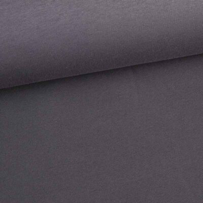 Jogging sweat fabric brushed anthracite