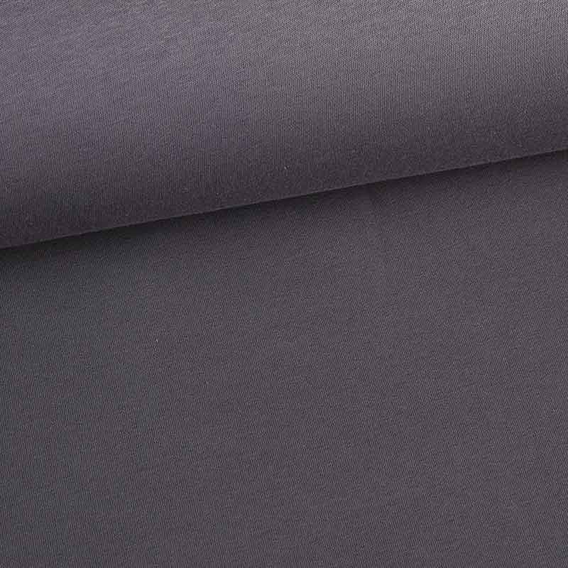 Jogging sweat fabric brushed anthracite