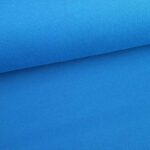 Jogging sweat stof gebrusht turquoise