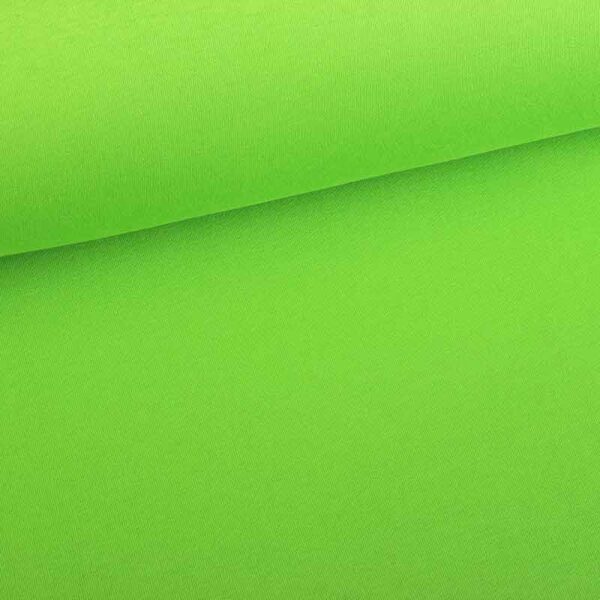 Jogging sweat fabric brushed lime