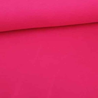 Jogging sweat fabric brushed dark fuchsia