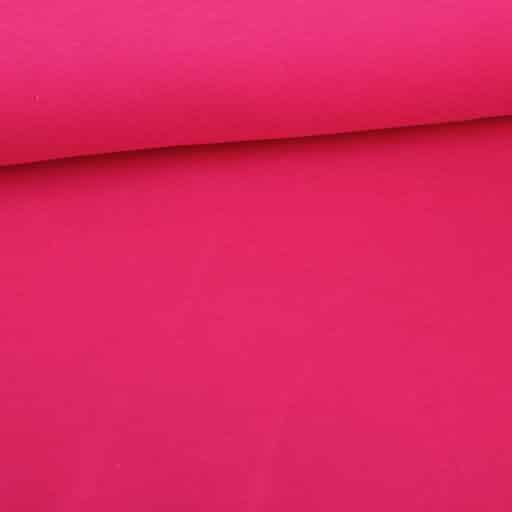 Jogging sweat fabric brushed dark fuchsia