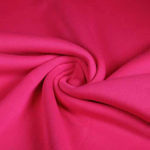 Jogging sweat fabric brushed dark fuchsia