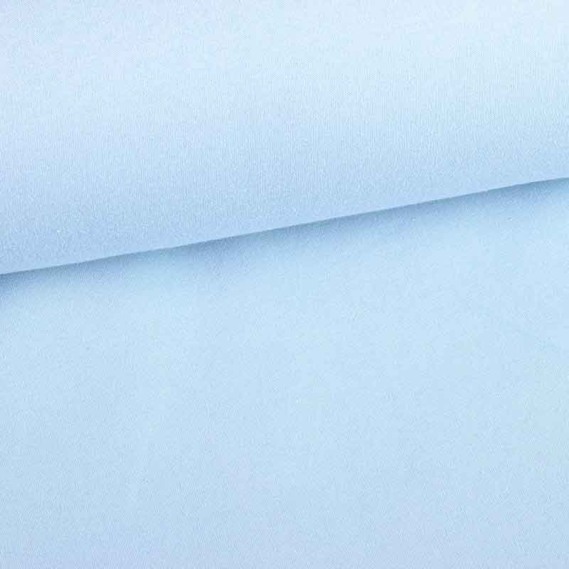 Jogging sweat fabric brushed light blue