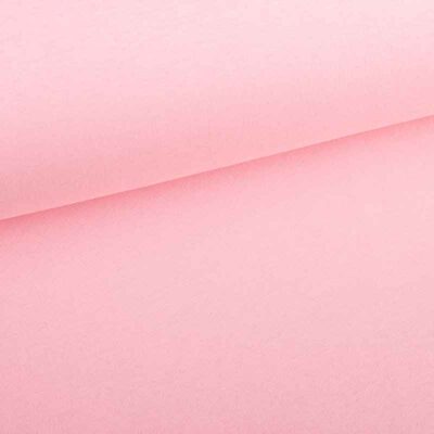 Jogging sweat fabric brushed pink