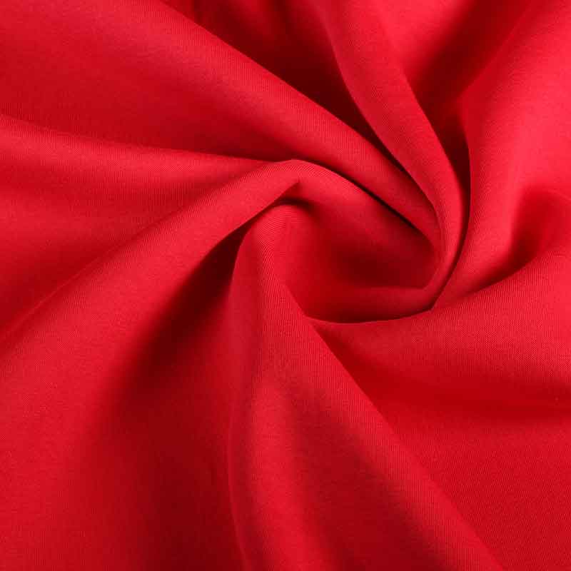 Jogging sweat fabric brushed red
