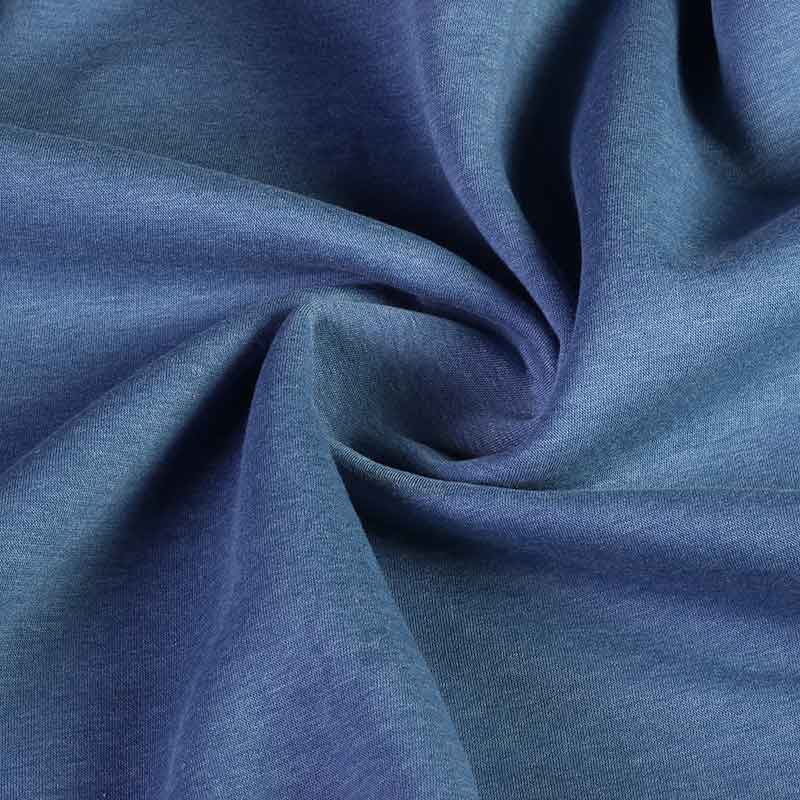 Jogging sweat fabric brushed denim