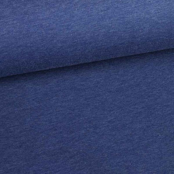 Jogging sweat fabric dark denim blue