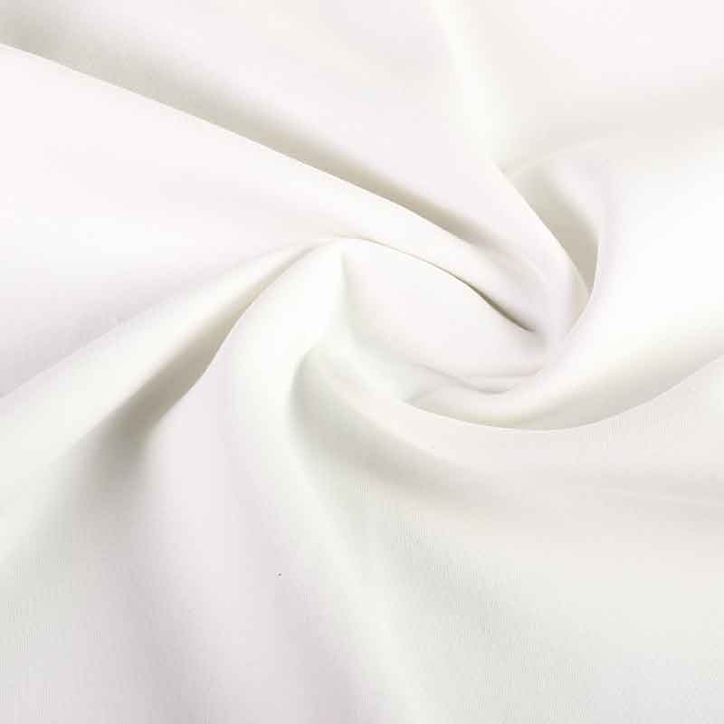 Jogging sweatshirt fabric brushed ecru