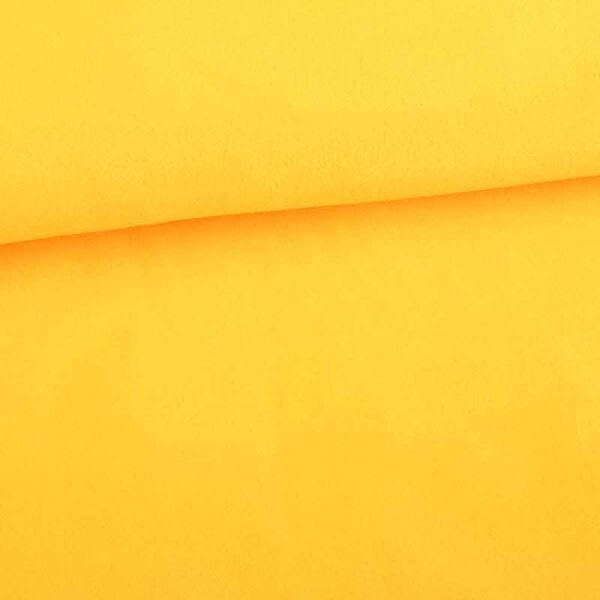 Fleece fabric deluxe yellow