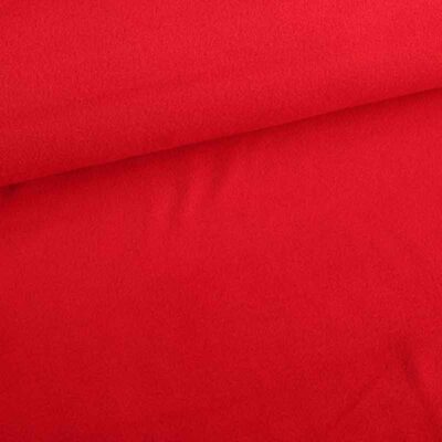 Fleece fabric deluxe red