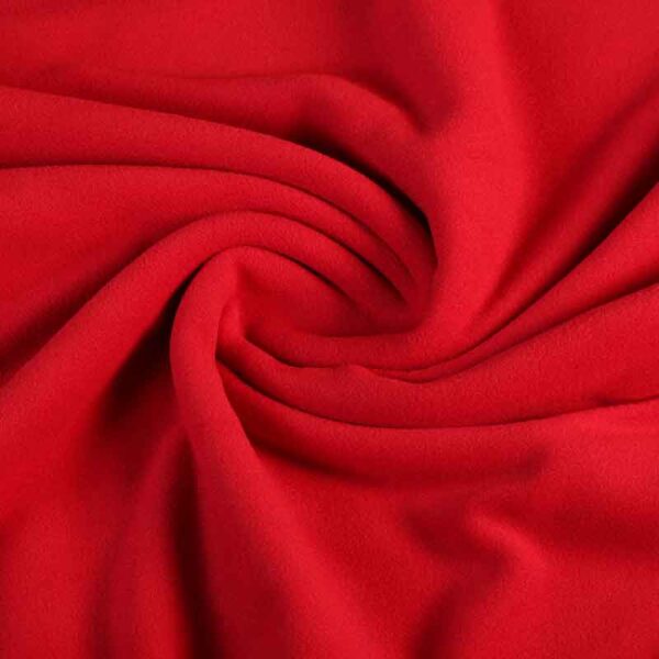 Fleece fabric deluxe red