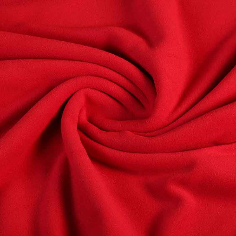 Fleece fabric deluxe red