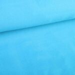 Fleece stof deluxe aqua