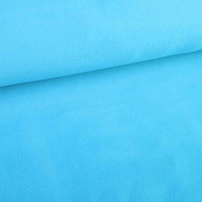 Fleece fabric deluxe aqua