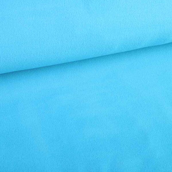 Fleece fabric deluxe aqua