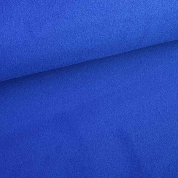 Fleece fabric deluxe cobalt