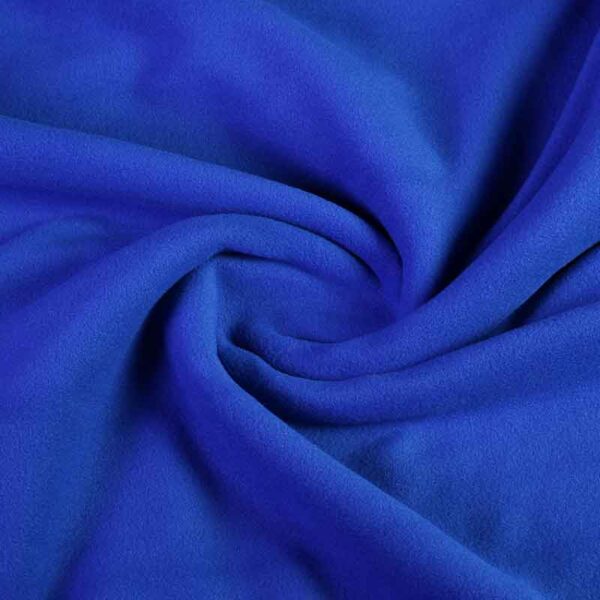 Fleece fabric deluxe cobalt
