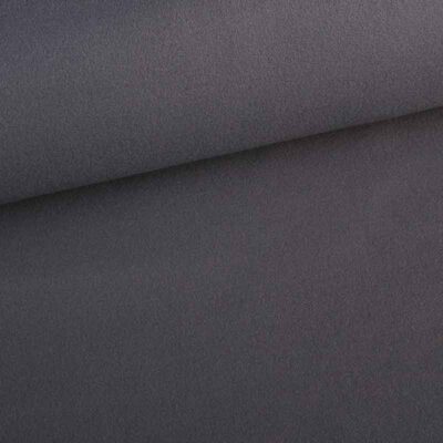 Fleece fabric deluxe anthracite