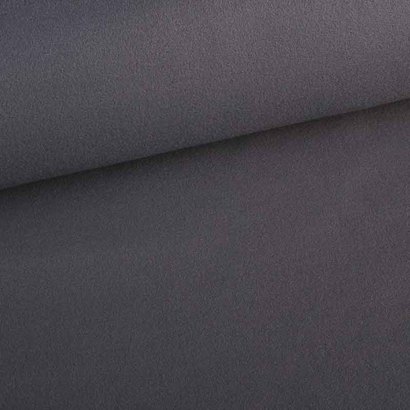 Fleece fabric deluxe anthracite