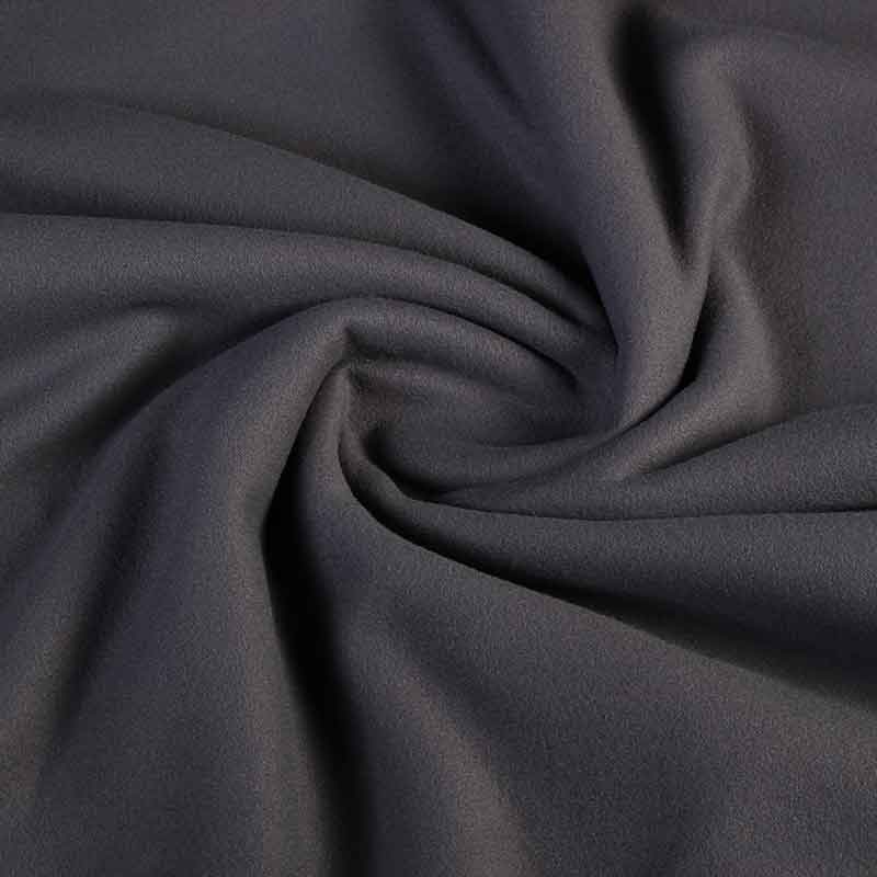 Fleece fabric deluxe anthracite