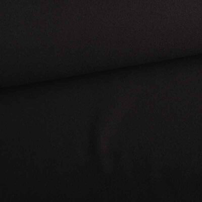 Fleece fabric deluxe black